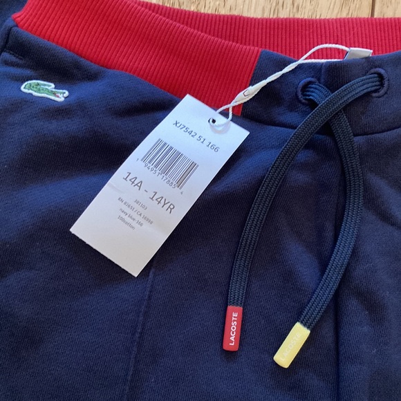 Lacoste kids colorblock sweatpants - Picture 3 of 10